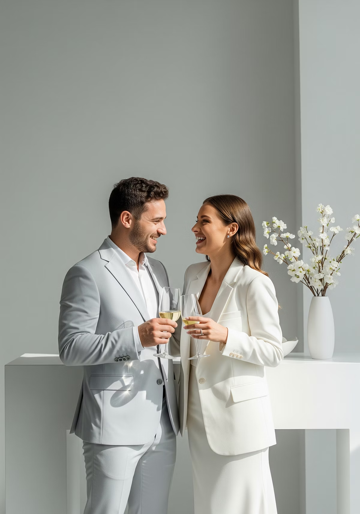 Femme dans une relation calme et élégante